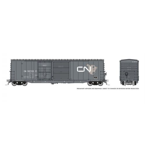Rapido 173005 HO NSC 5304 Boxcar: CN - North America: #557115