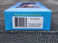 Rock Island Hobby HO 032212 Flat Car w/ Crates Southern Pacific (SP) 140230