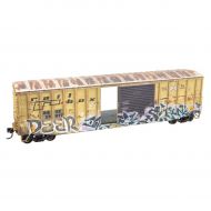 Micro-Trains 5600004 50' Exterior-Post Modern Boxcar Weathered Railbox RBOX 33877 Kit