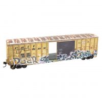 Micro-Trains 5600004 50' Exterior-Post Modern Boxcar Weathered Railbox RBOX 33877 Kit