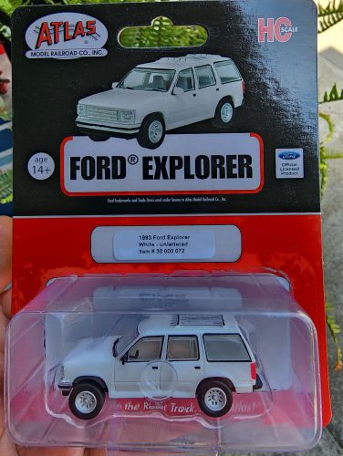 Atlas 30000072 HO 1993 Ford Explorer White [Unlettered]